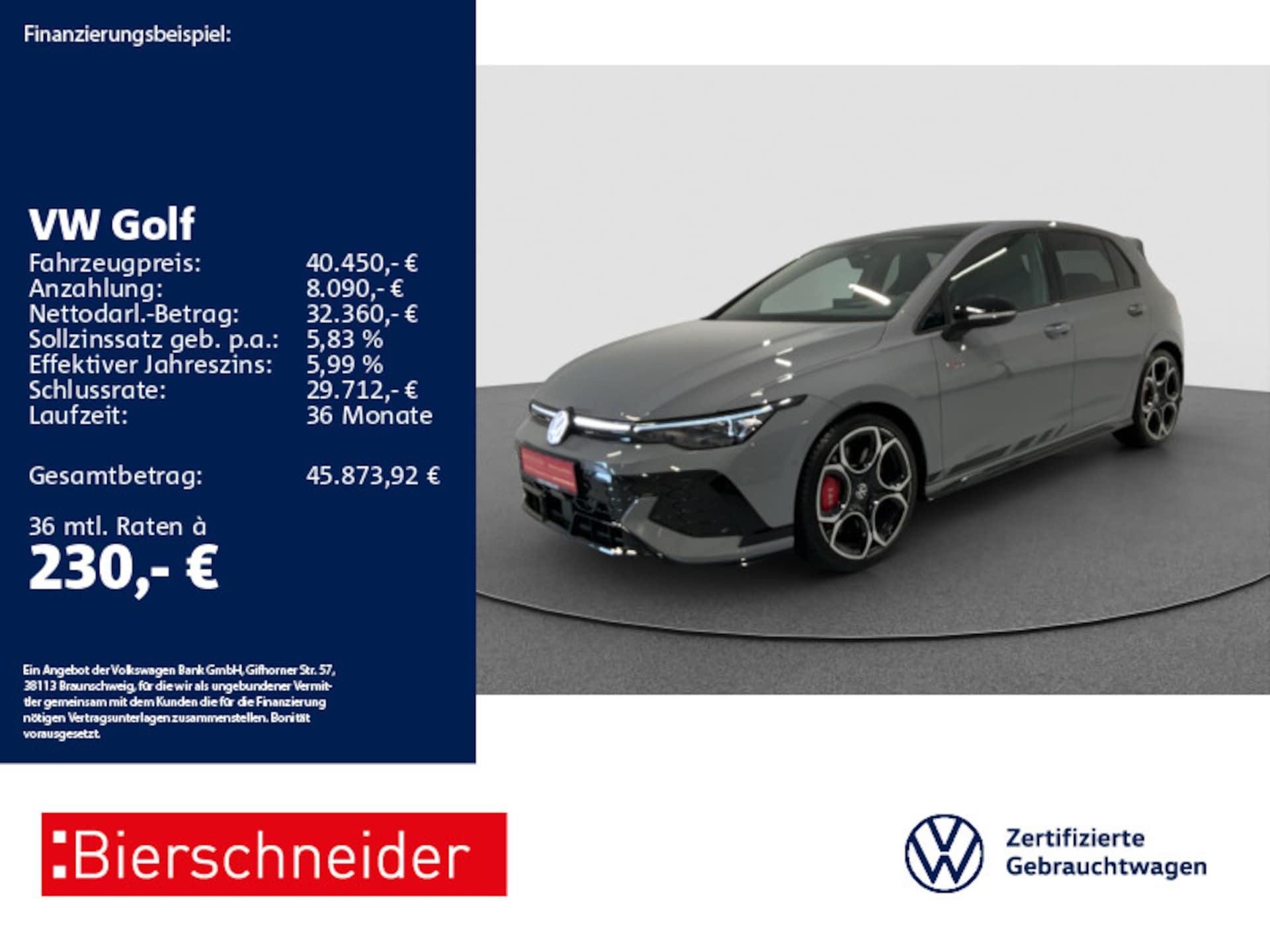 Volkswagen Golf GTI Clubsport