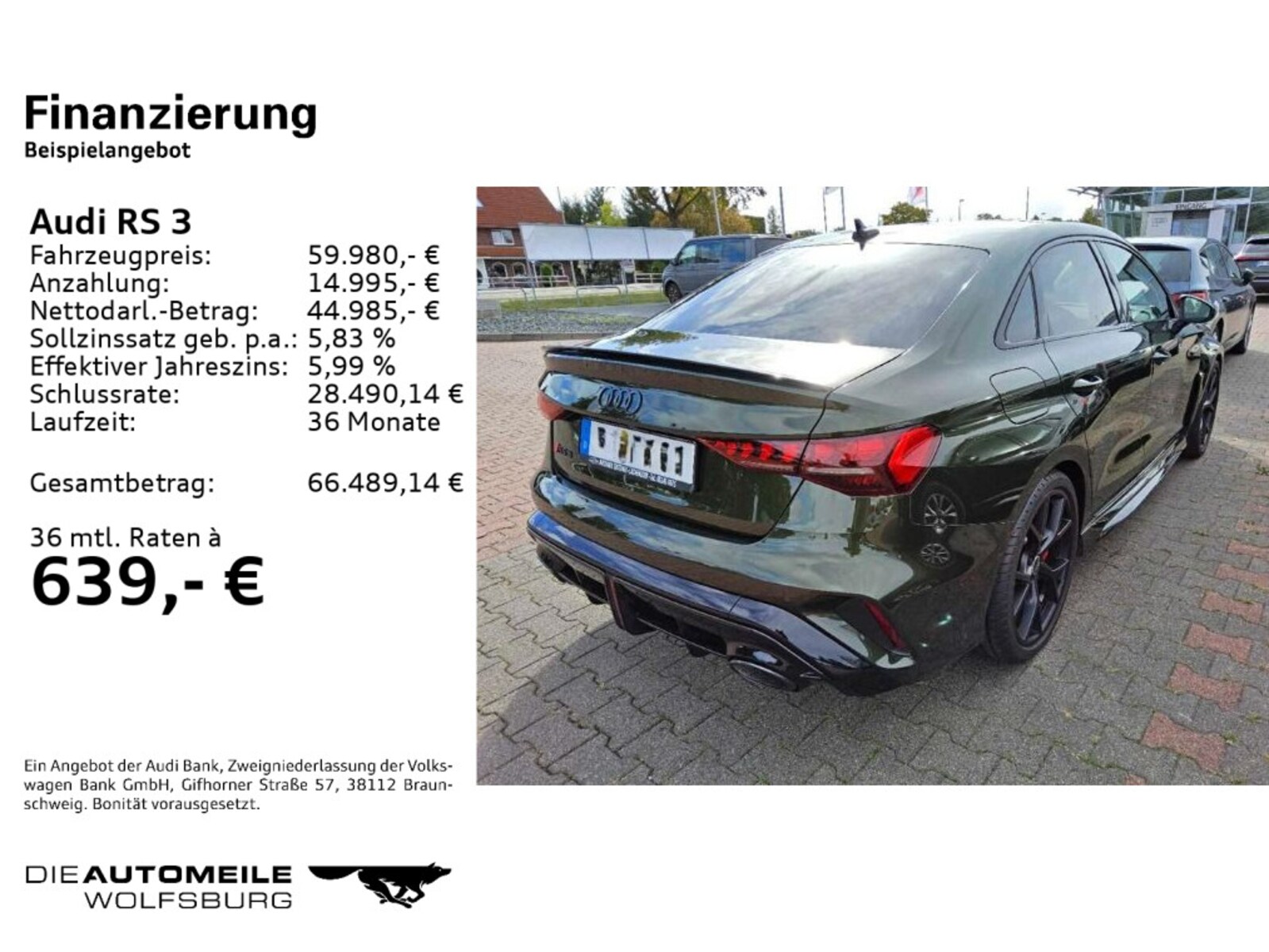 Audi RS 3 Limousine – Bild 2