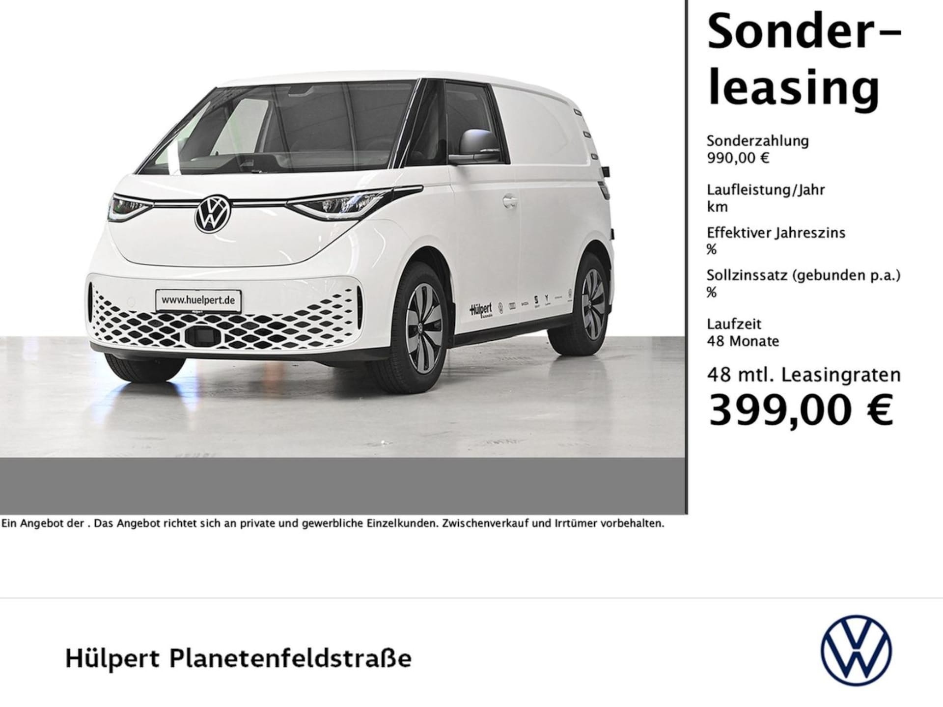 Volkswagen ID. Buzz Cargo Basis-Modell