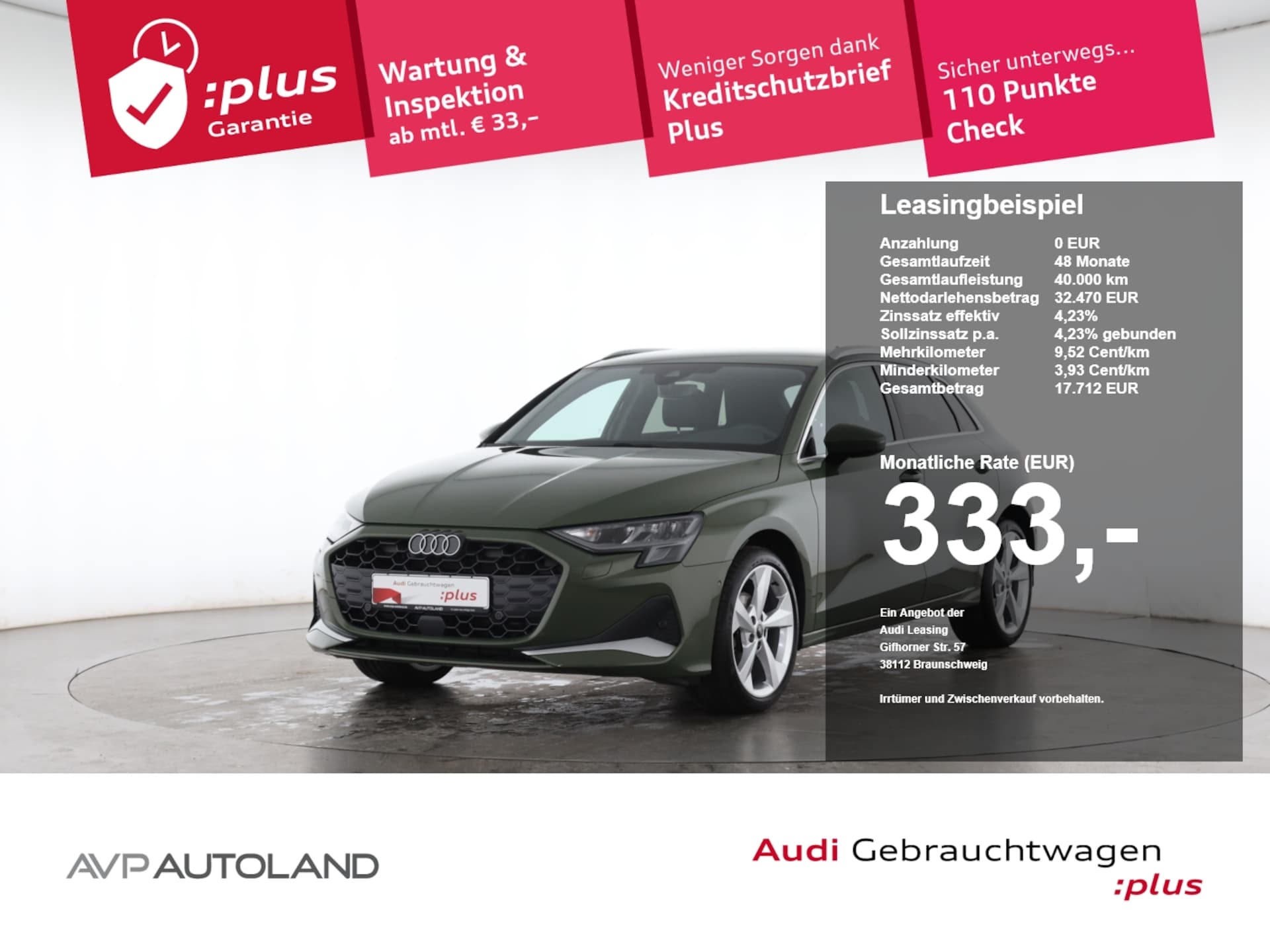 Audi A3 Sportback Advanced