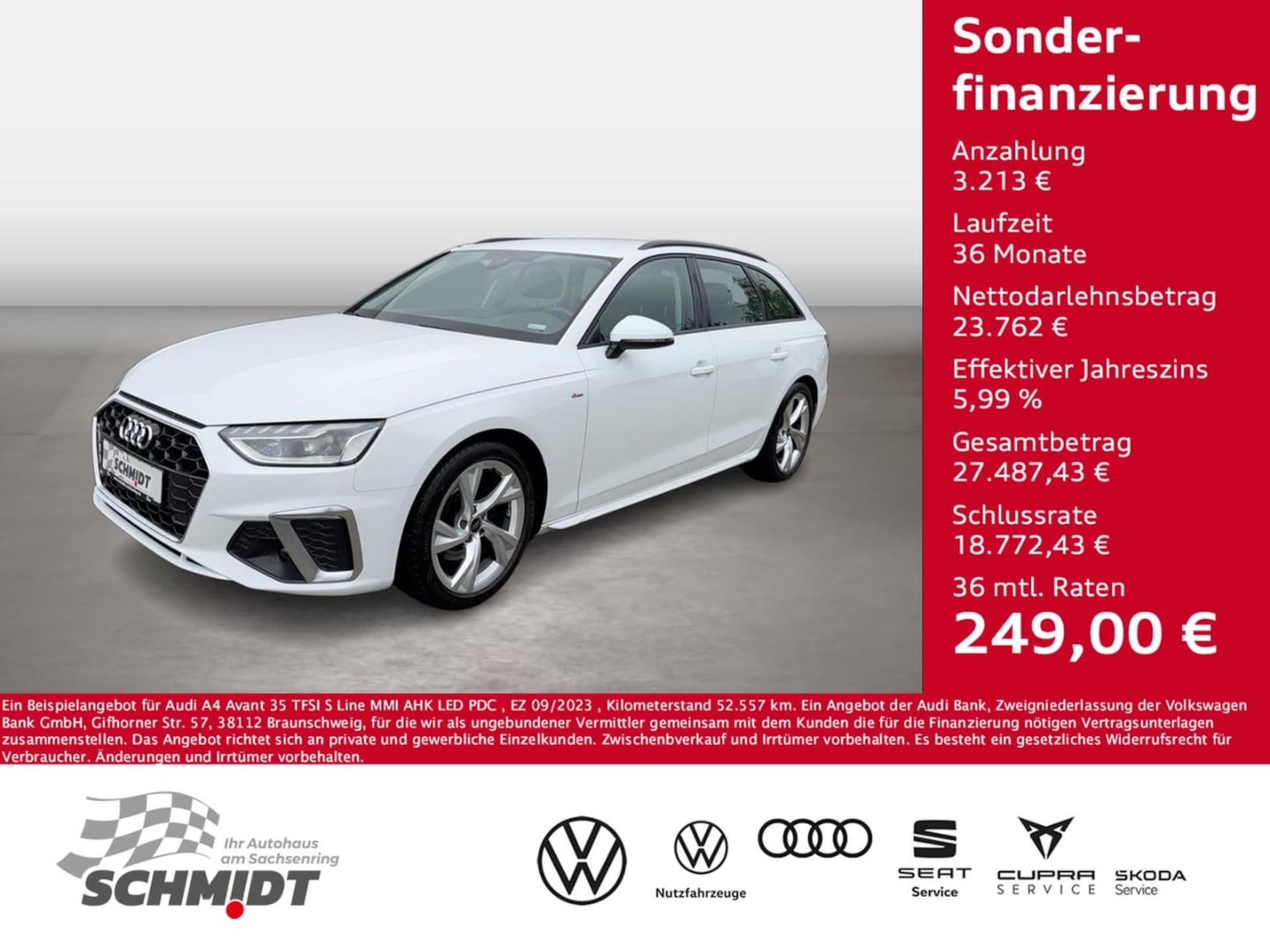 Audi A4 Avant S line