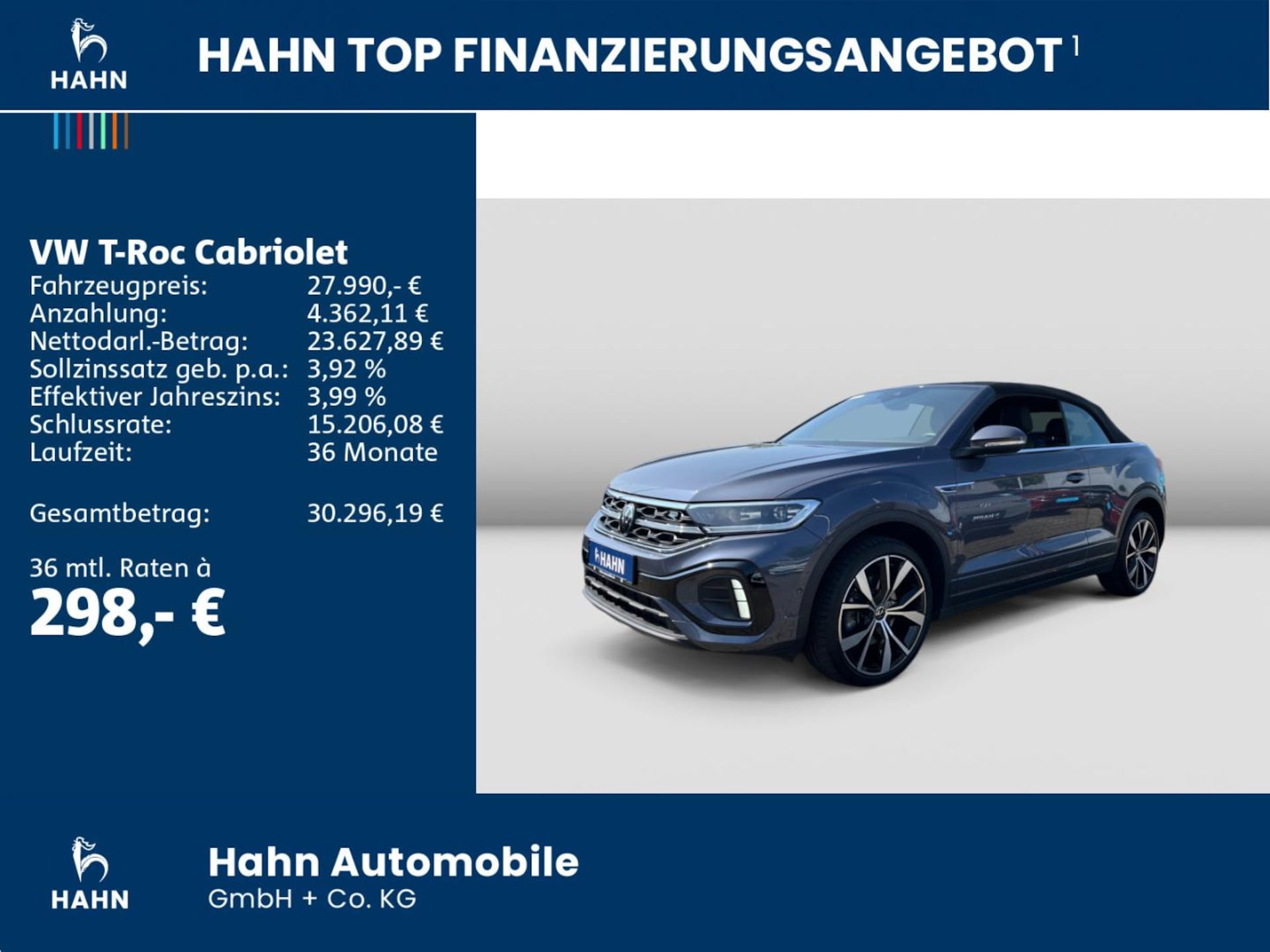 Volkswagen T-Roc Cabriolet R-Line