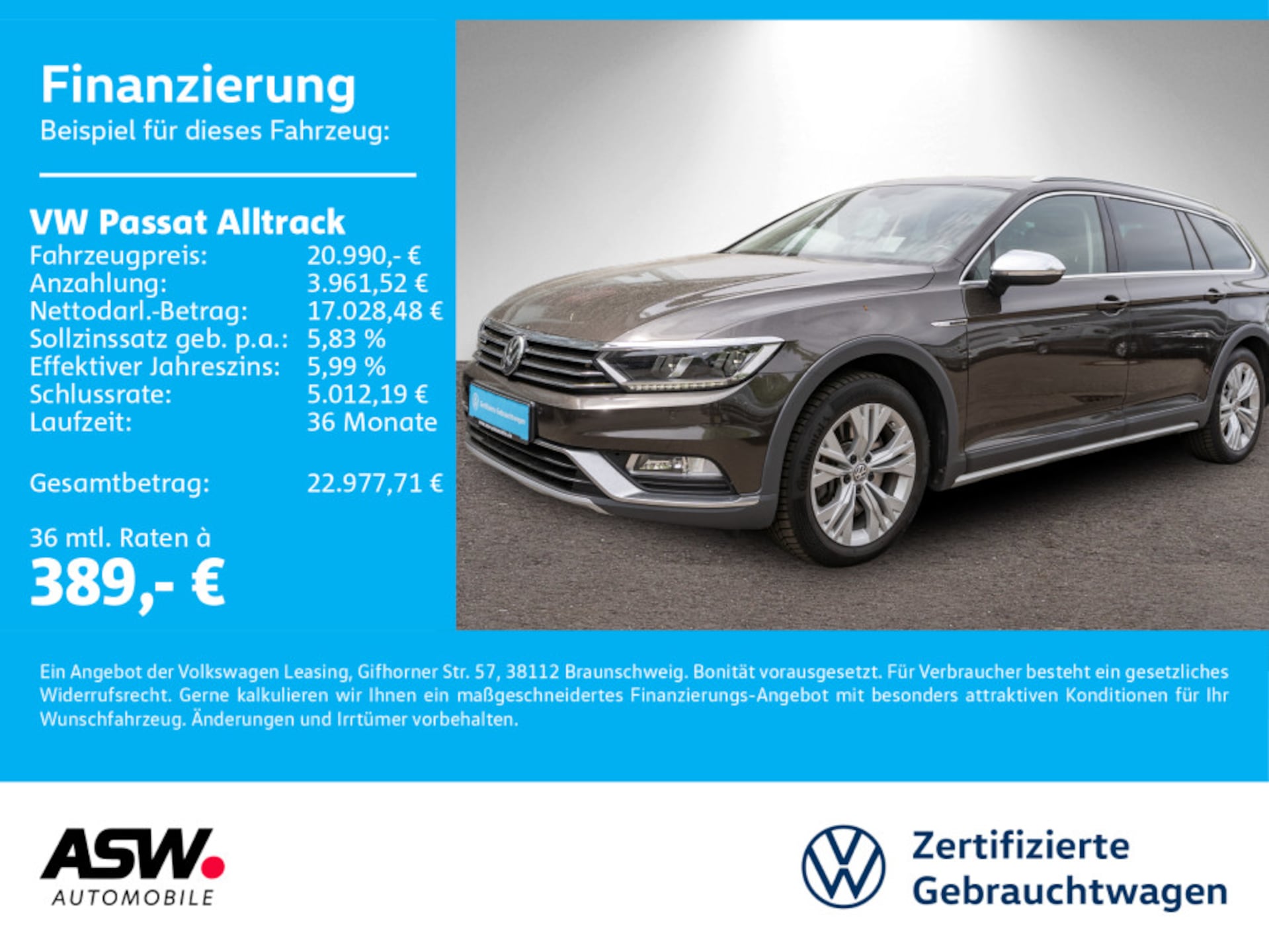 Volkswagen Passat Variant Alltrack