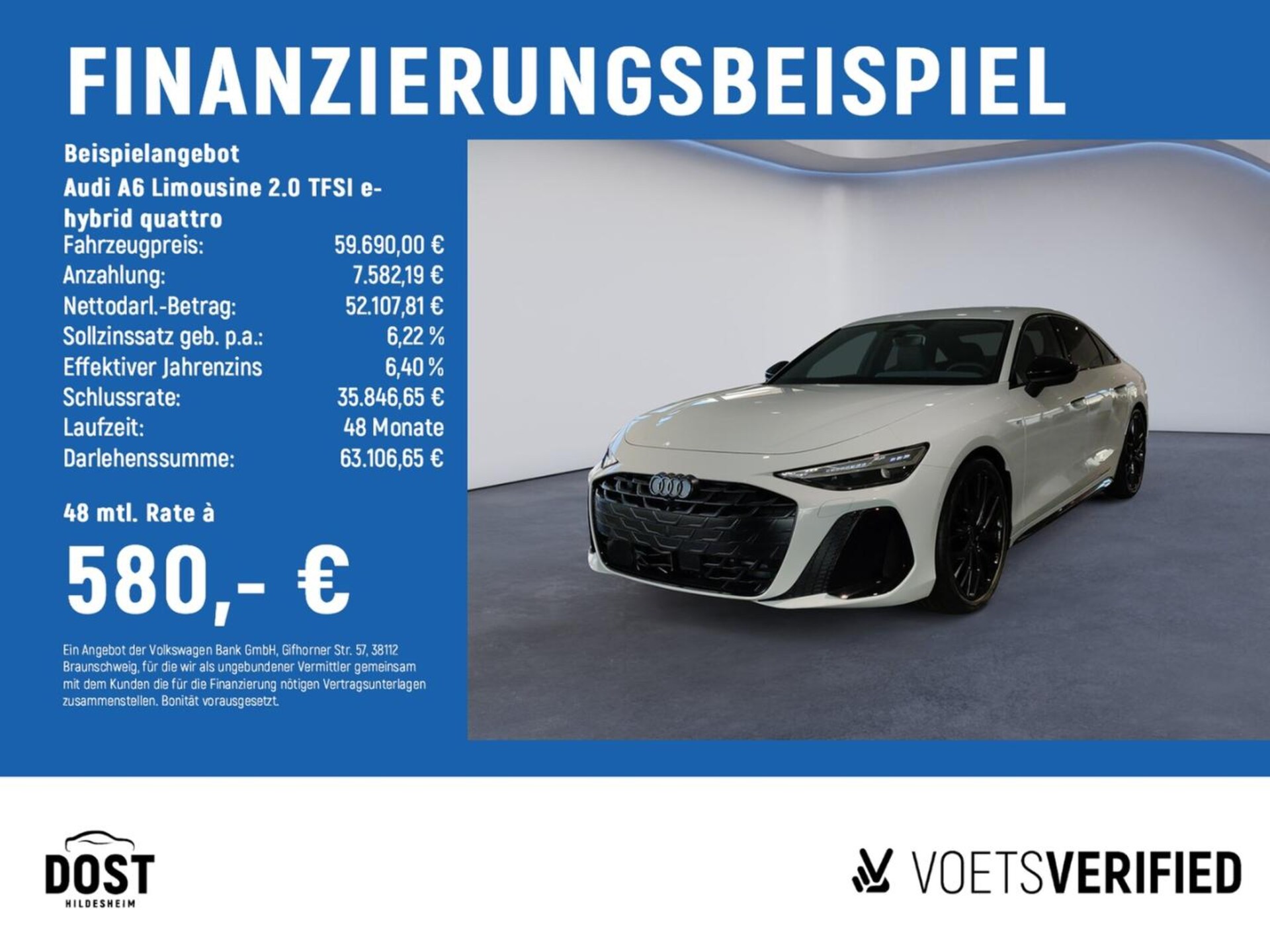 Audi A6 Limousine e-hybrid edition one