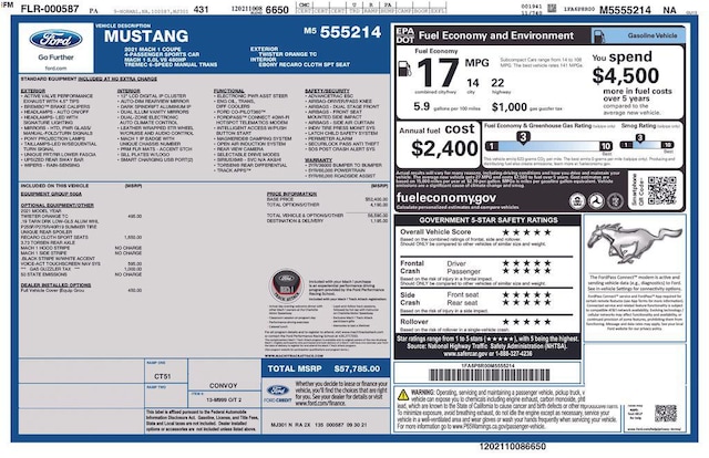 2021 Ford Mustang