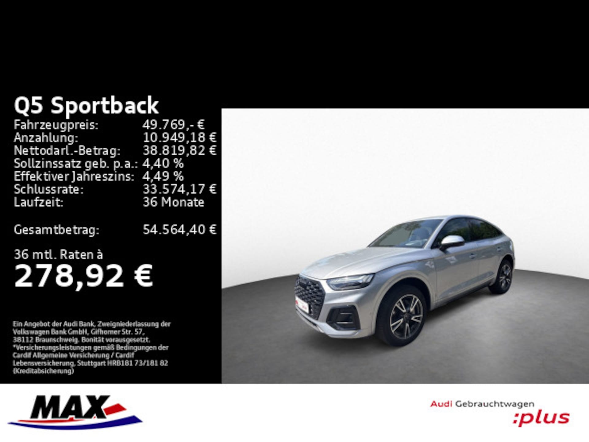 Audi Q5 Sportback S line