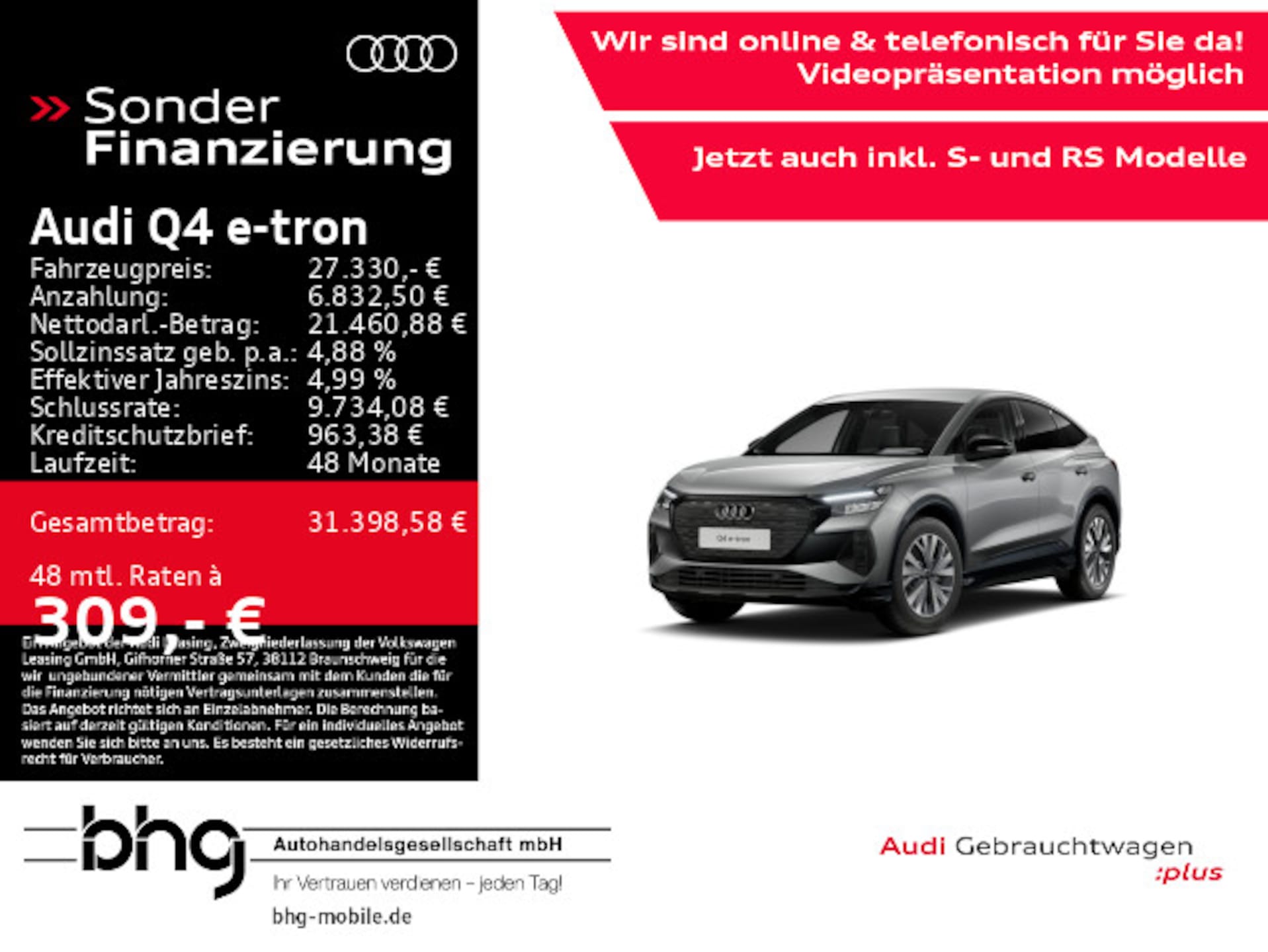 Audi Q4 Sportback e-tron