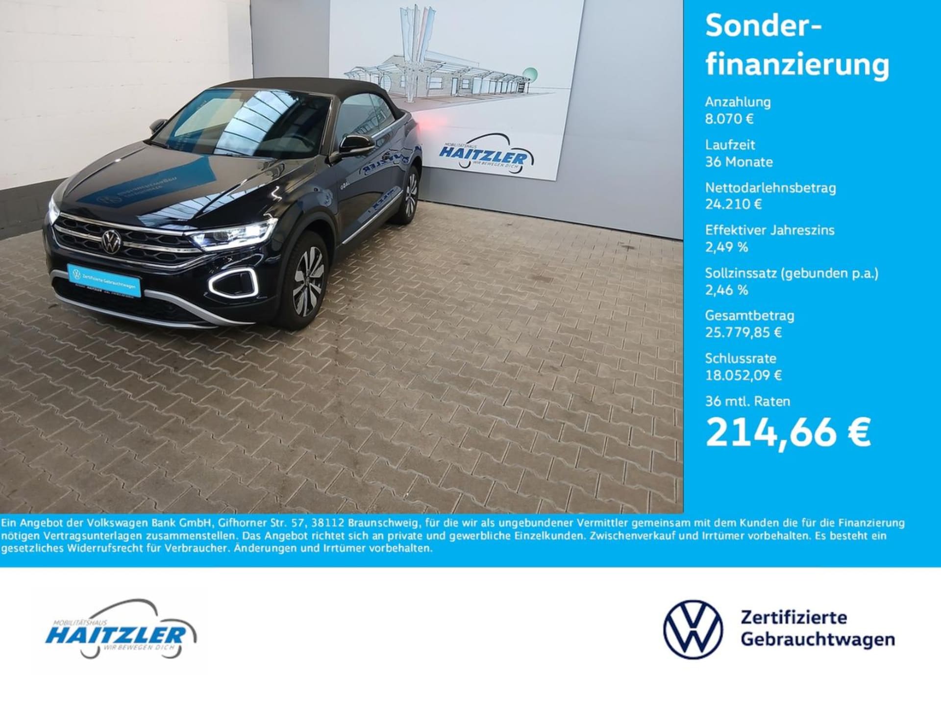 Volkswagen T-Roc Cabriolet Style