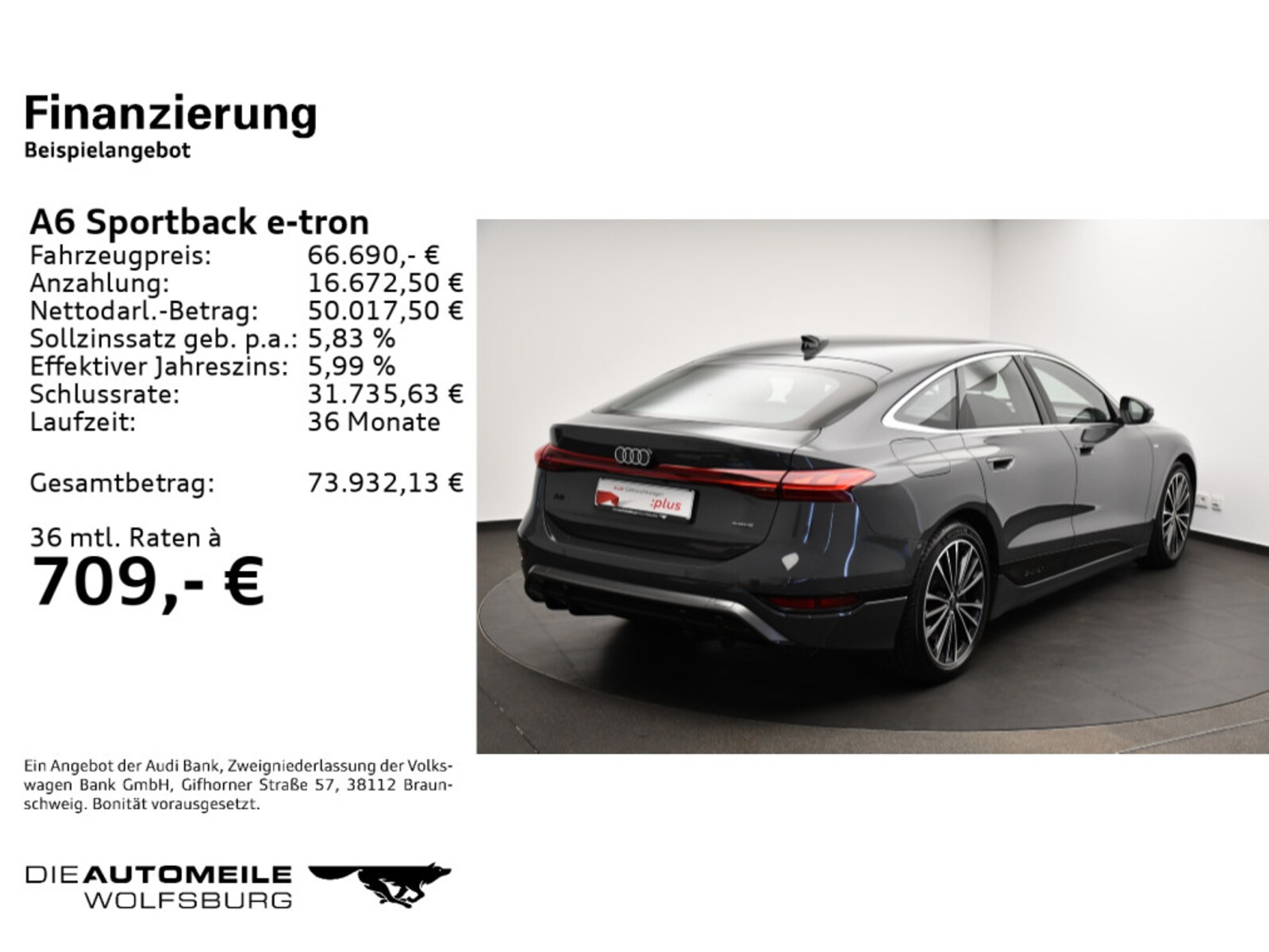 Audi A6 Sportback e-tron – Bild 2