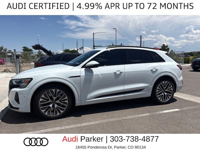 Certified 2024 Audi Q8 e-tron Premium Plus with VIN WA15AAGE3RB016330 for sale in Parker, CO