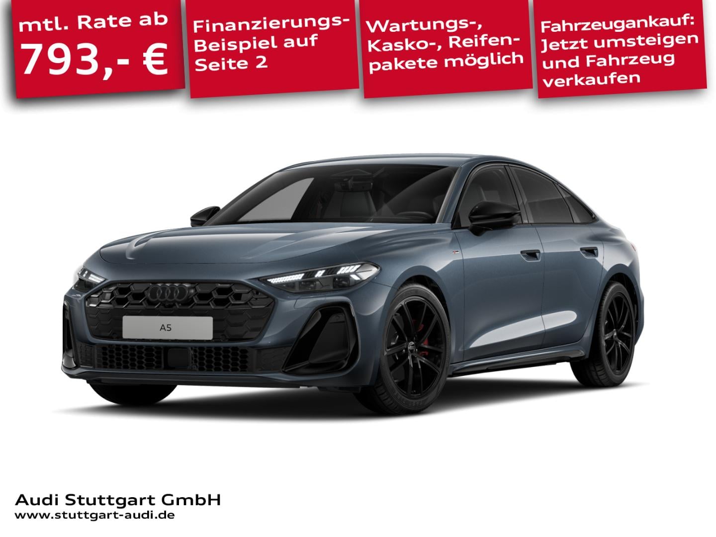 Bild über Audi A5 Limousine TFSI quattro 150 kW S tronic - für weitere Informationen kontaktieren Sie den Audi Partner