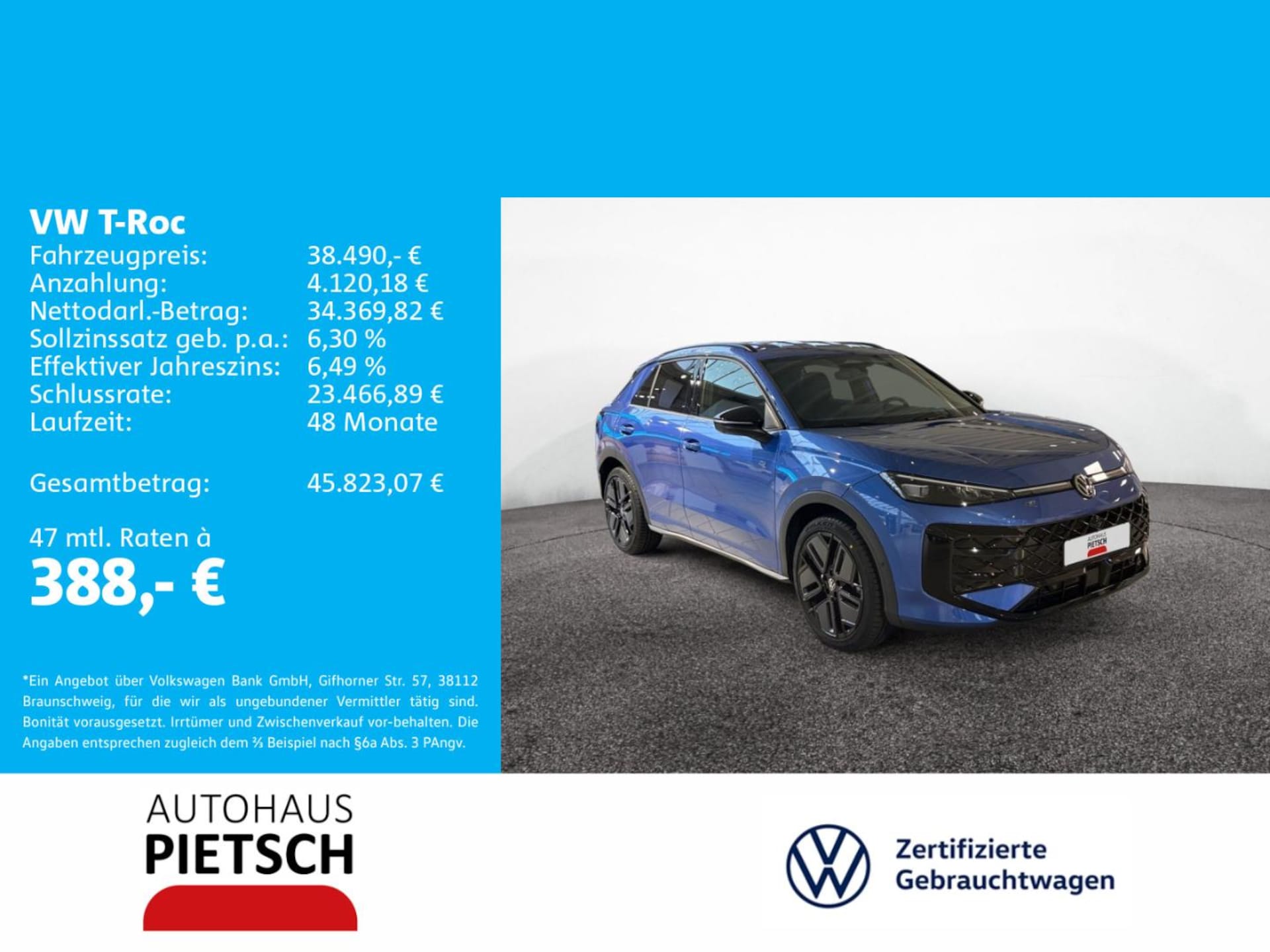 Volkswagen T-Roc R-Line
