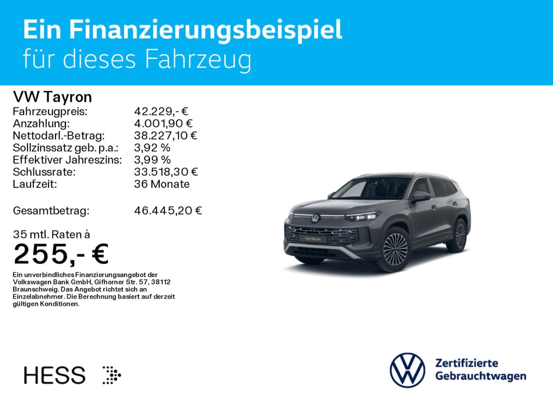 Volkswagen Tayron Elegance