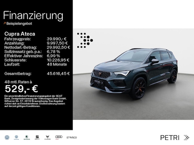 CUPRA Ateca VZ 2.0 TSI 300 PS *DSG*4Drive*AHKvorber.*Soundsyst.* (T6527542GK)