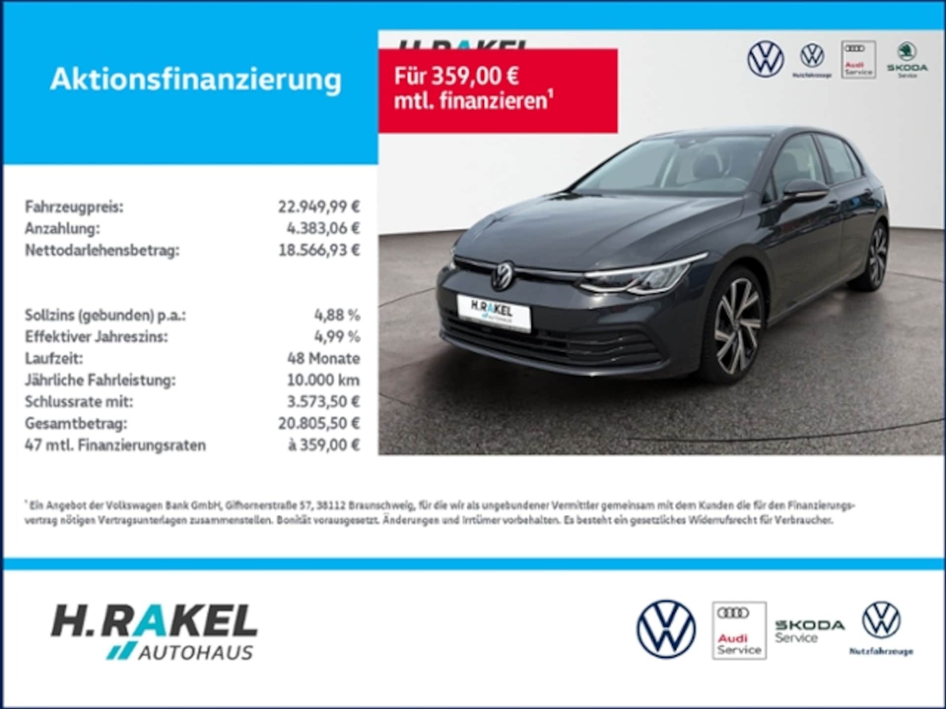 Volkswagen Golf — Volkswagen Golf VIII 2.0 TDI SCR 110kW *SHZ*Navi