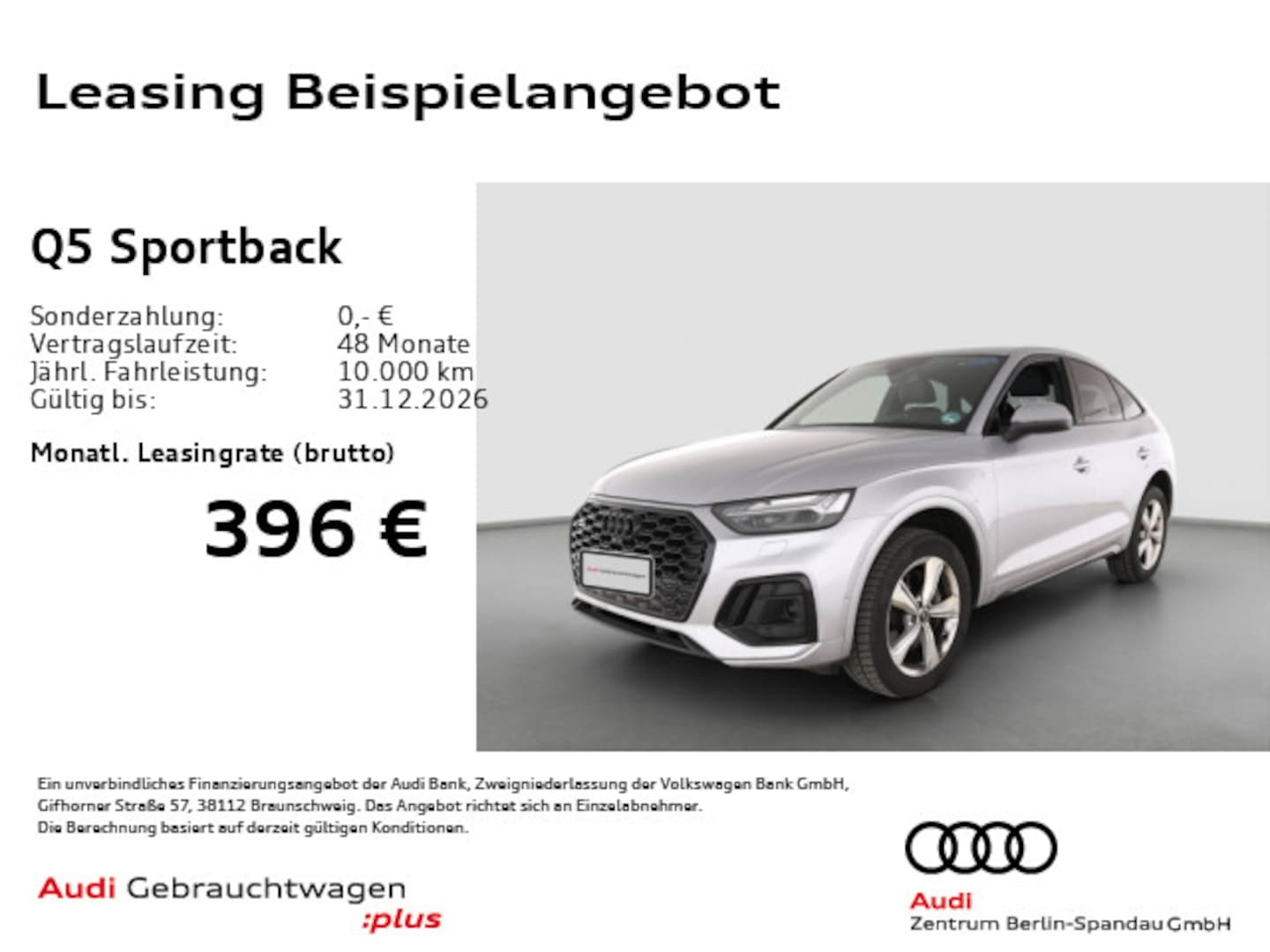 Bild über Audi Q5 Sportback 50 TDI quattro tiptronic - für weitere Informationen kontaktieren Sie den Audi Partner