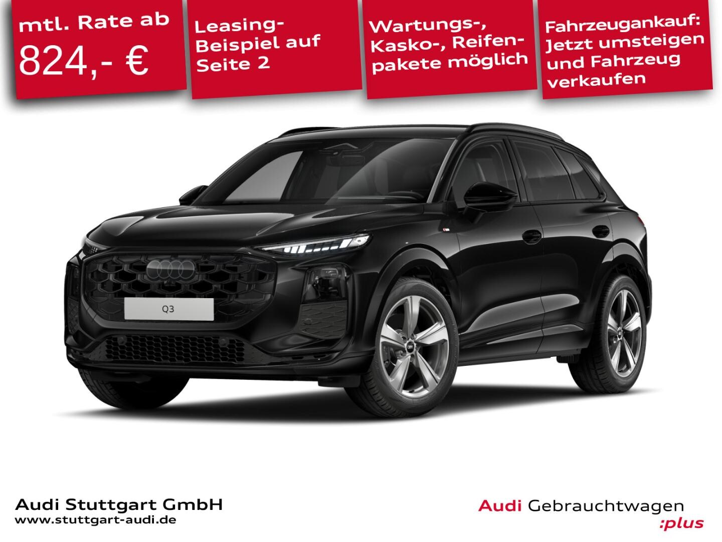 Bild über Audi Q3 SUV TFSI quattro 195 kW S tronic - für weitere Informationen kontaktieren Sie den Audi Partner