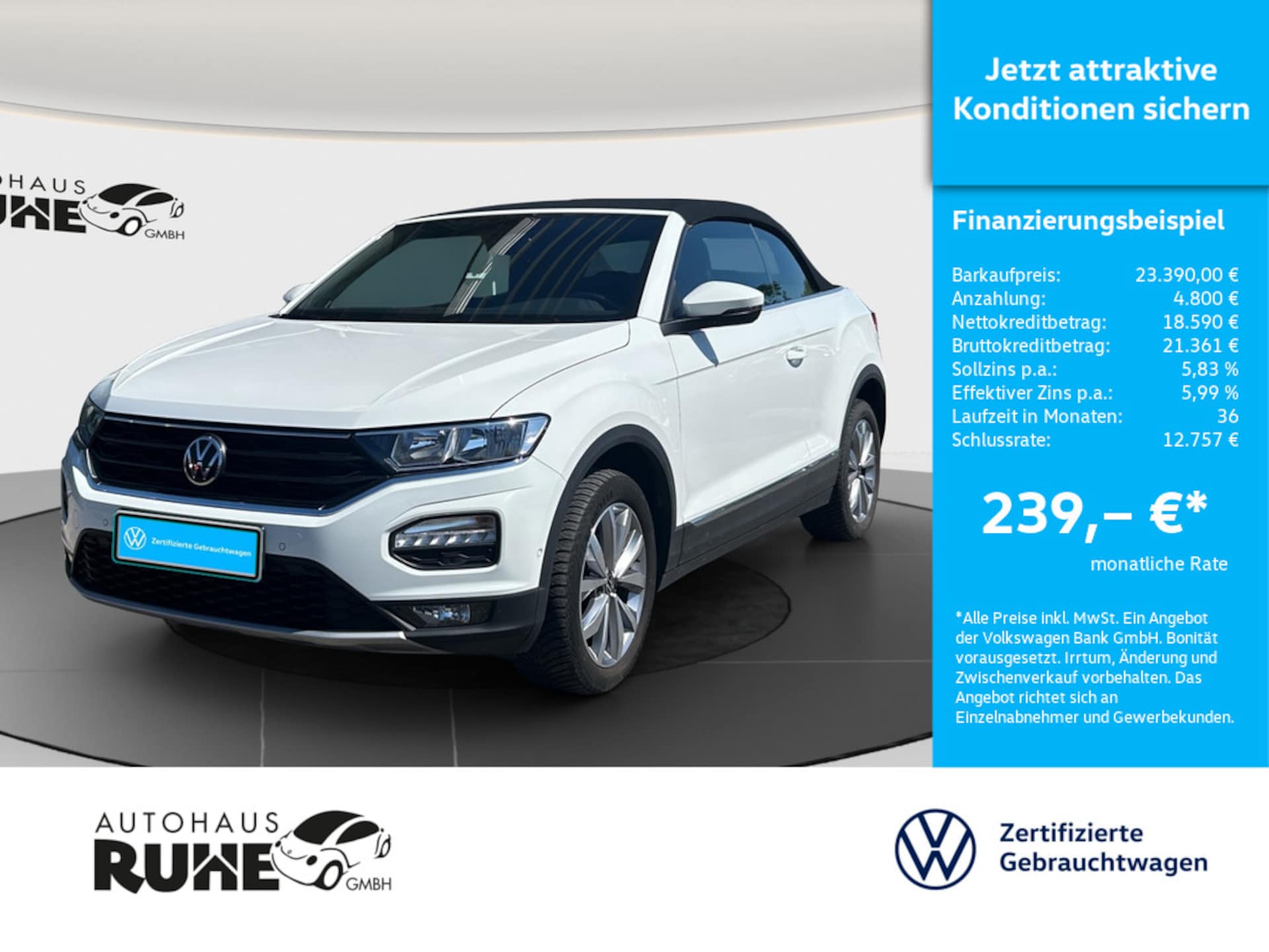 Volkswagen T-Roc Cabriolet Style