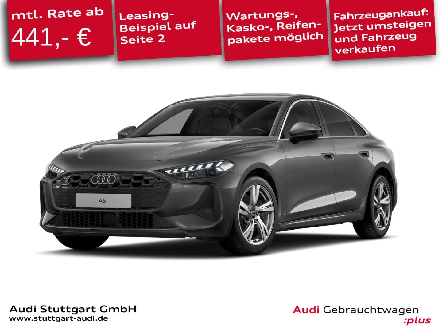 Bild über Audi A5 Limousine TFSI S tronic - für weitere Informationen kontaktieren Sie den Audi Partner