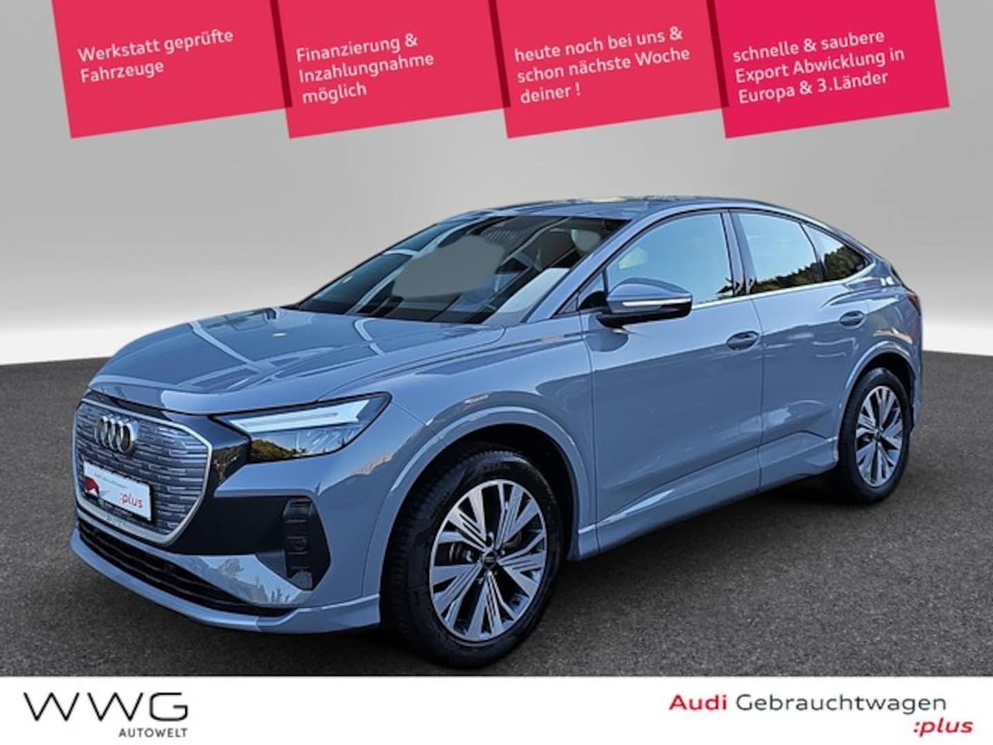 Bild über Audi Q4 Sportback e-tron 40 e-tron - für weitere Informationen kontaktieren Sie den Audi Partner