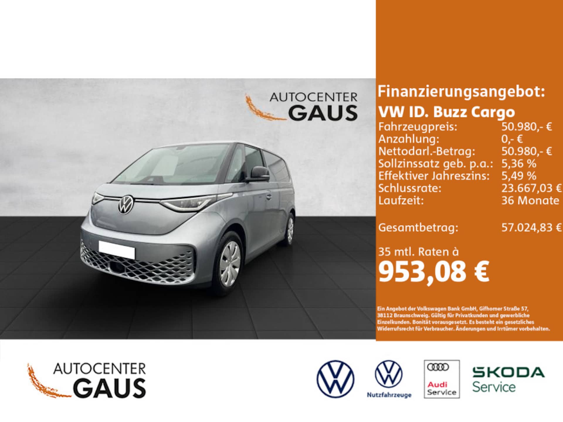 Volkswagen ID. Buzz Cargo Basis-Modell
