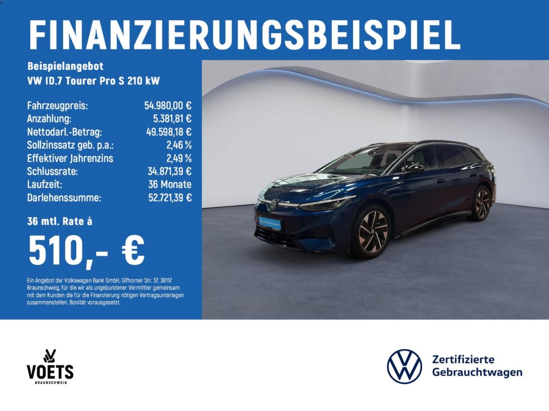 Volkswagen ID.7 Tourer Pro S