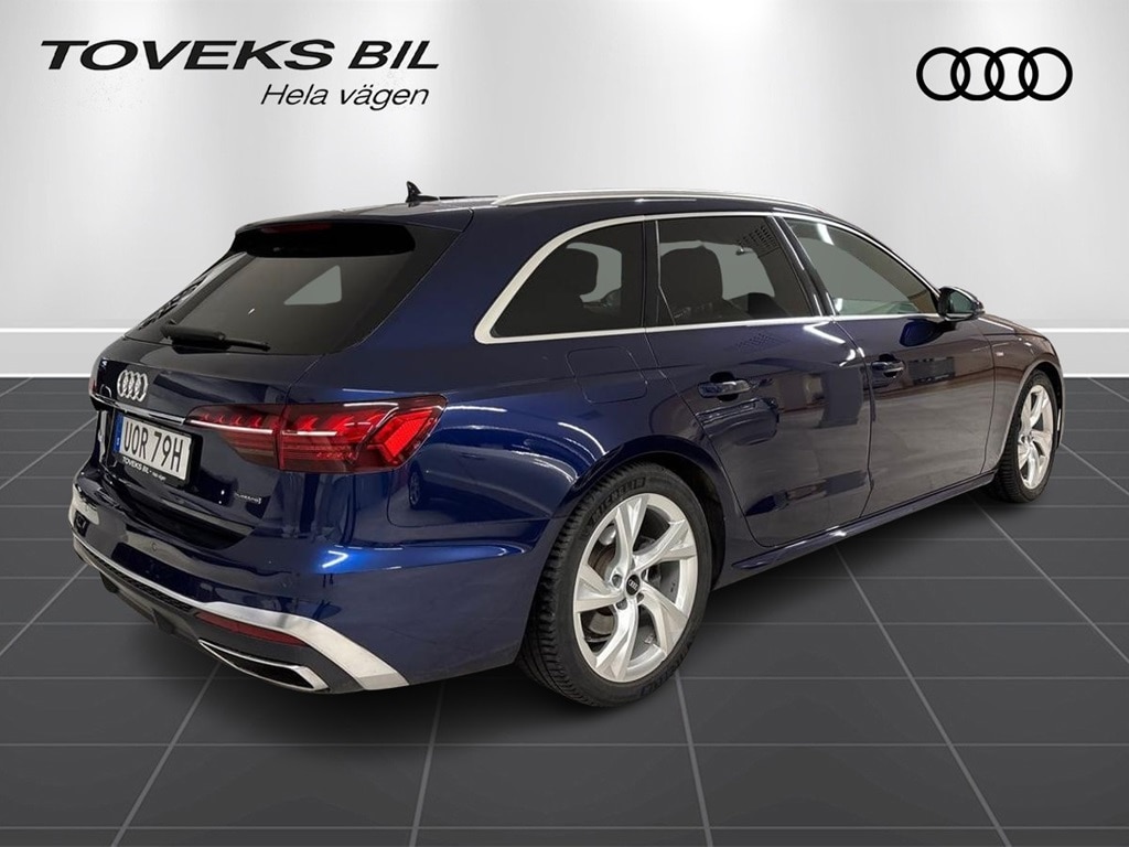 Bild som visar Audi A4 Avant A4 Avant 40 TFSI quattro S line 204 hk S tronic - för mer information kontakta din Audi Partner