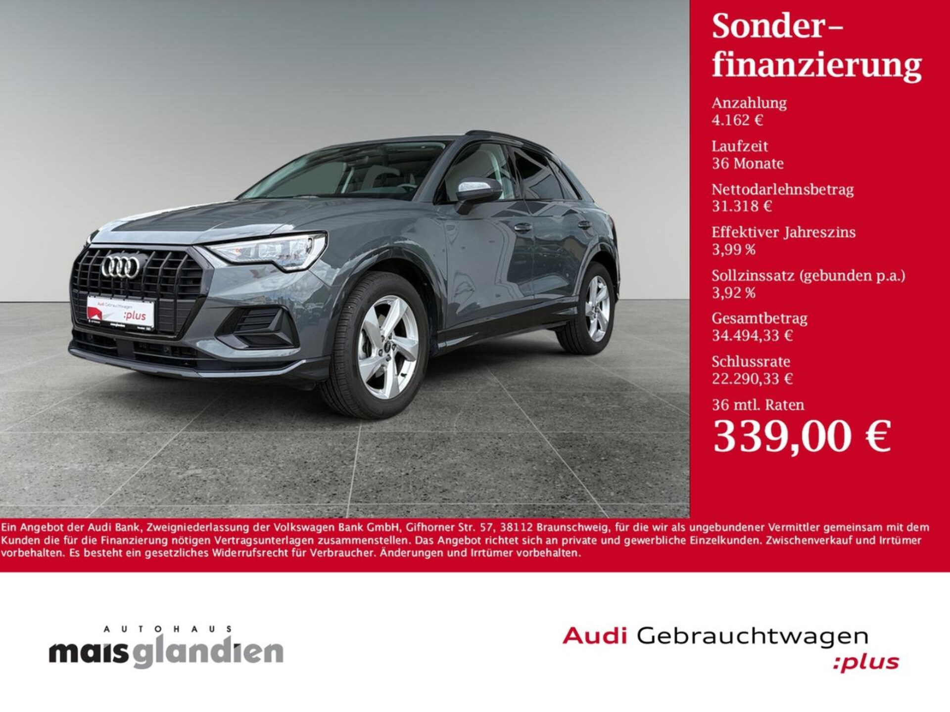 Audi Q3 SUV advanced