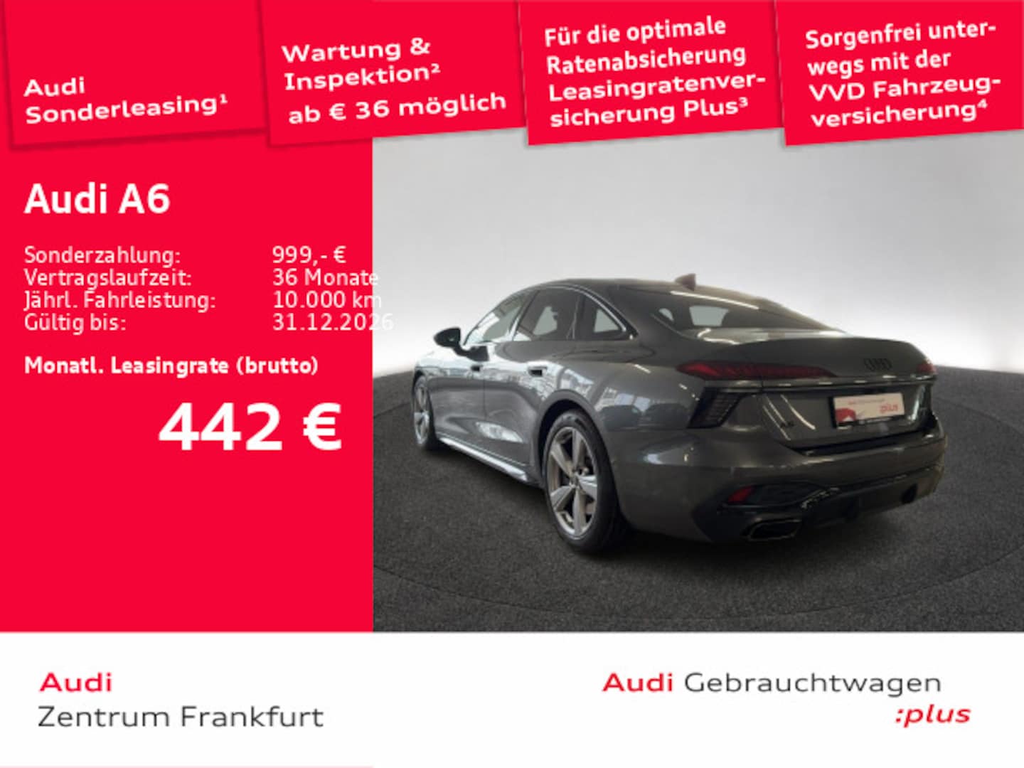 Bild über Audi A6 Limousine TFSI quattro 270 kW S tronic - für weitere Informationen kontaktieren Sie den Audi Partner