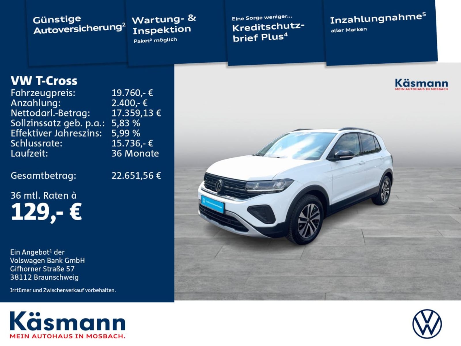 Volkswagen T-Cross – Bild 2