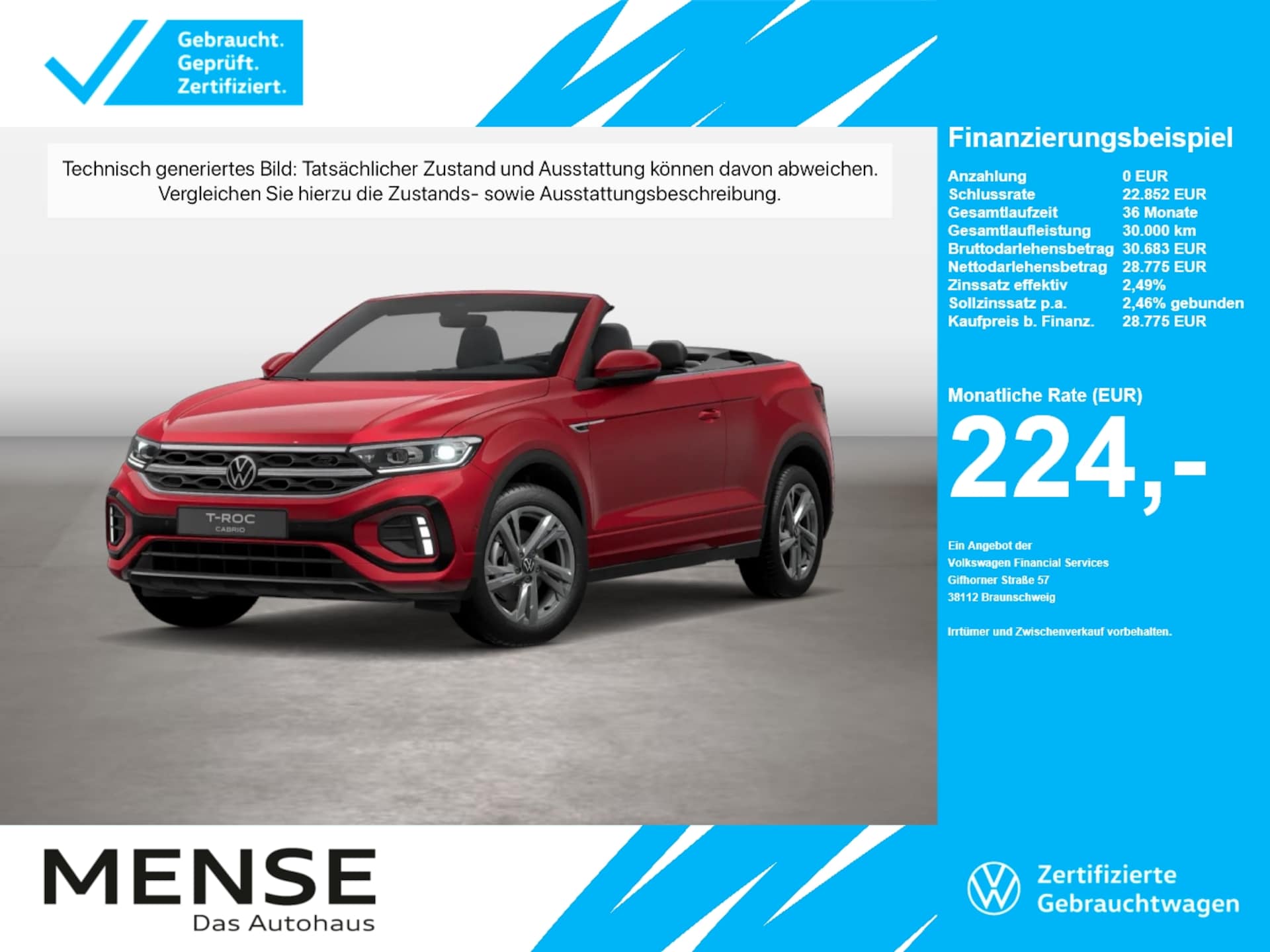 Volkswagen T-Roc Cabriolet R-Line
