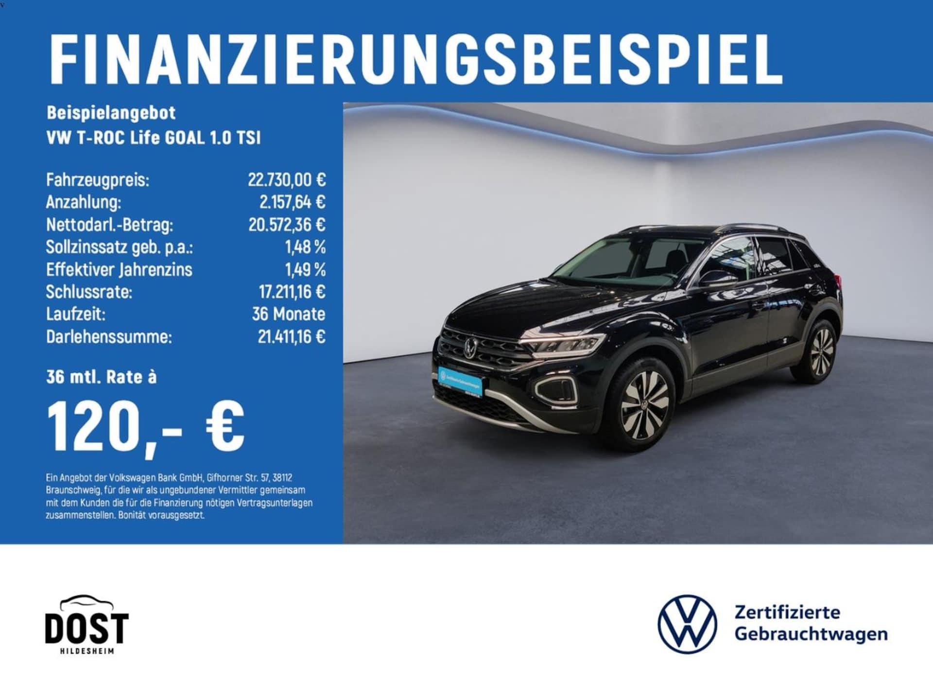 Volkswagen T-Roc Life