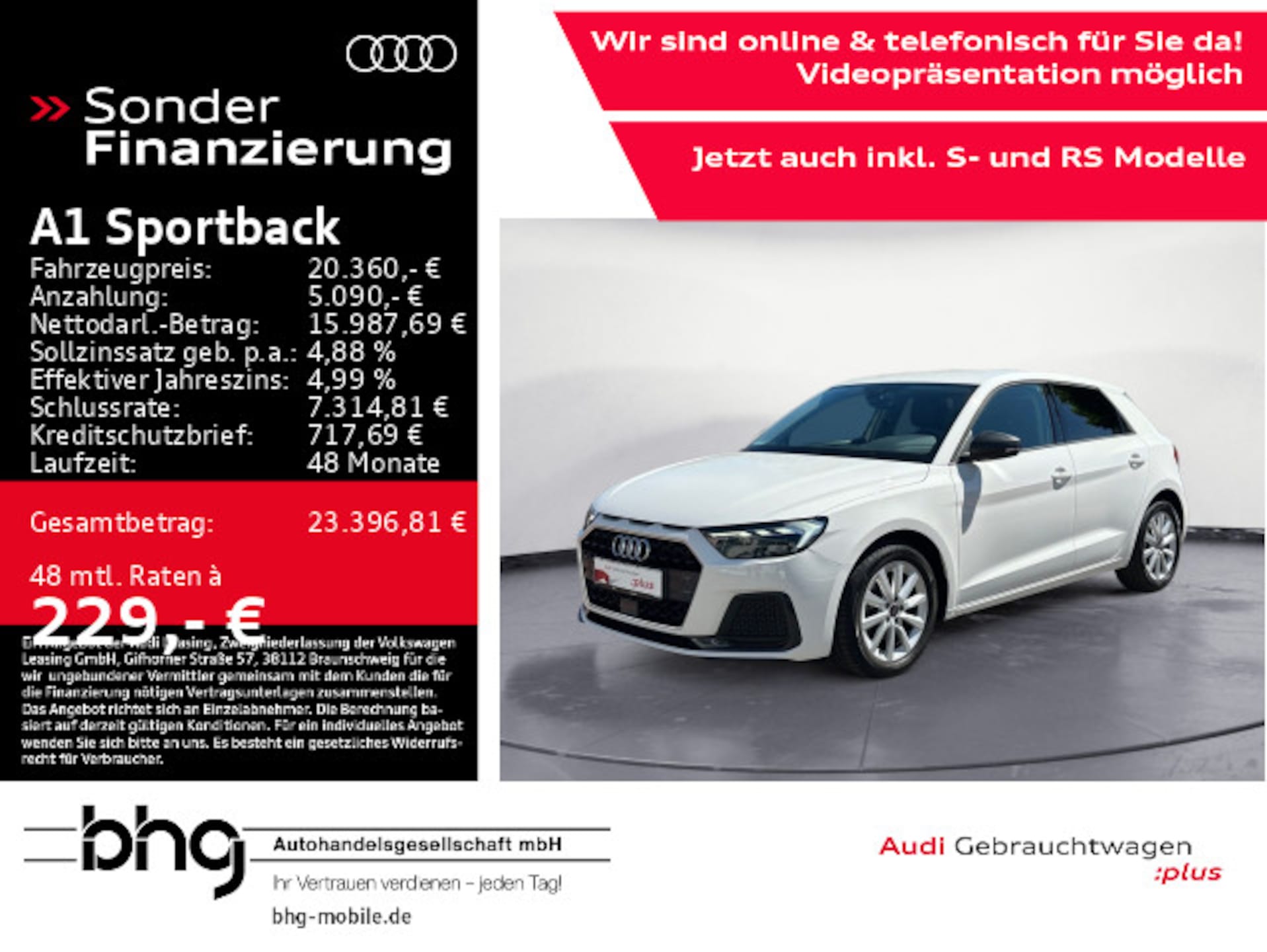 Audi A1 Sportback Advanced