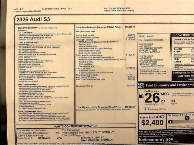 2026 Audi S3 Base - Photo 16