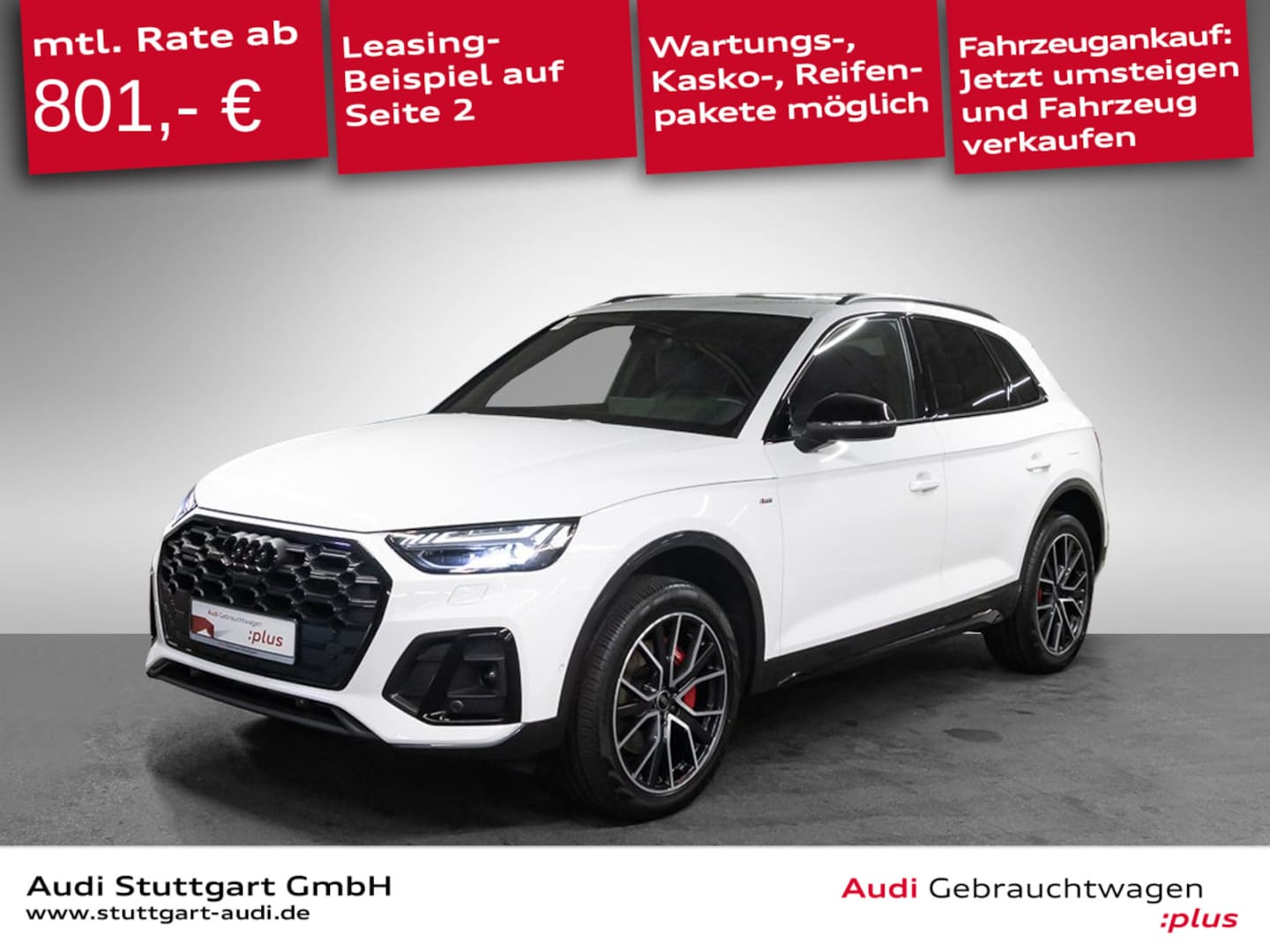 Bild über Audi Q5 TFSI e S line 50 TFSI e quattro S tronic - für weitere Informationen kontaktieren Sie den Audi Partner