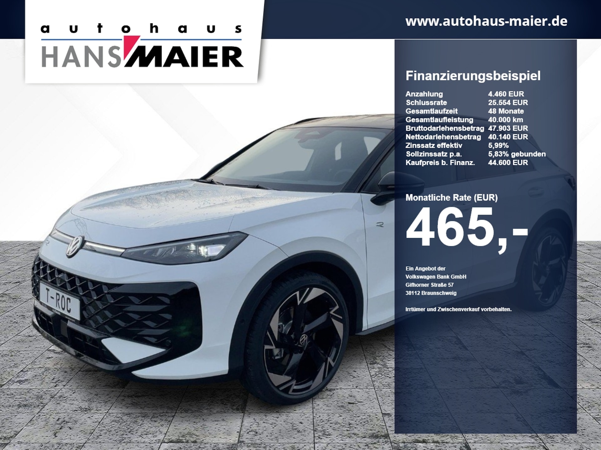 Volkswagen T-Roc R-Line