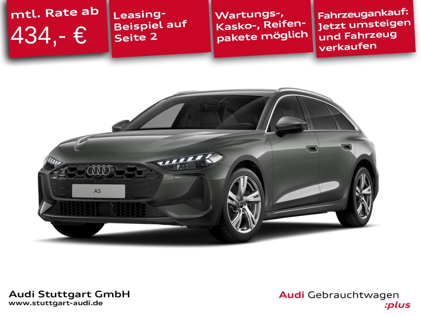 Bild über Audi A5 Avant TFSI S tronic - für weitere Informationen kontaktieren Sie den Audi Partner