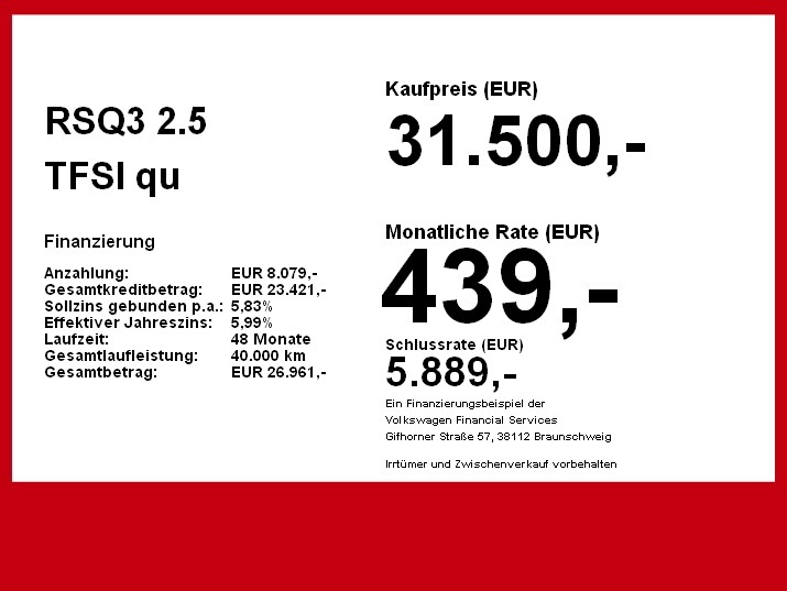 Image about Audi RS Q3 2.5 TFSI quattro S tronic
