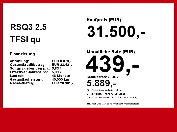 Image about Audi RS Q3 2.5 TFSI quattro S tronic