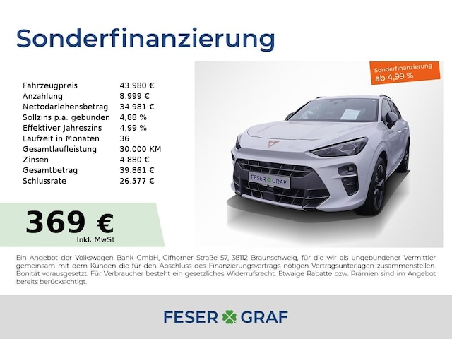 CUPRA Terramar 2.0 TSI 4Drive MATRIX*NAVI*AHK*HEAD-UP (DKT4990247)