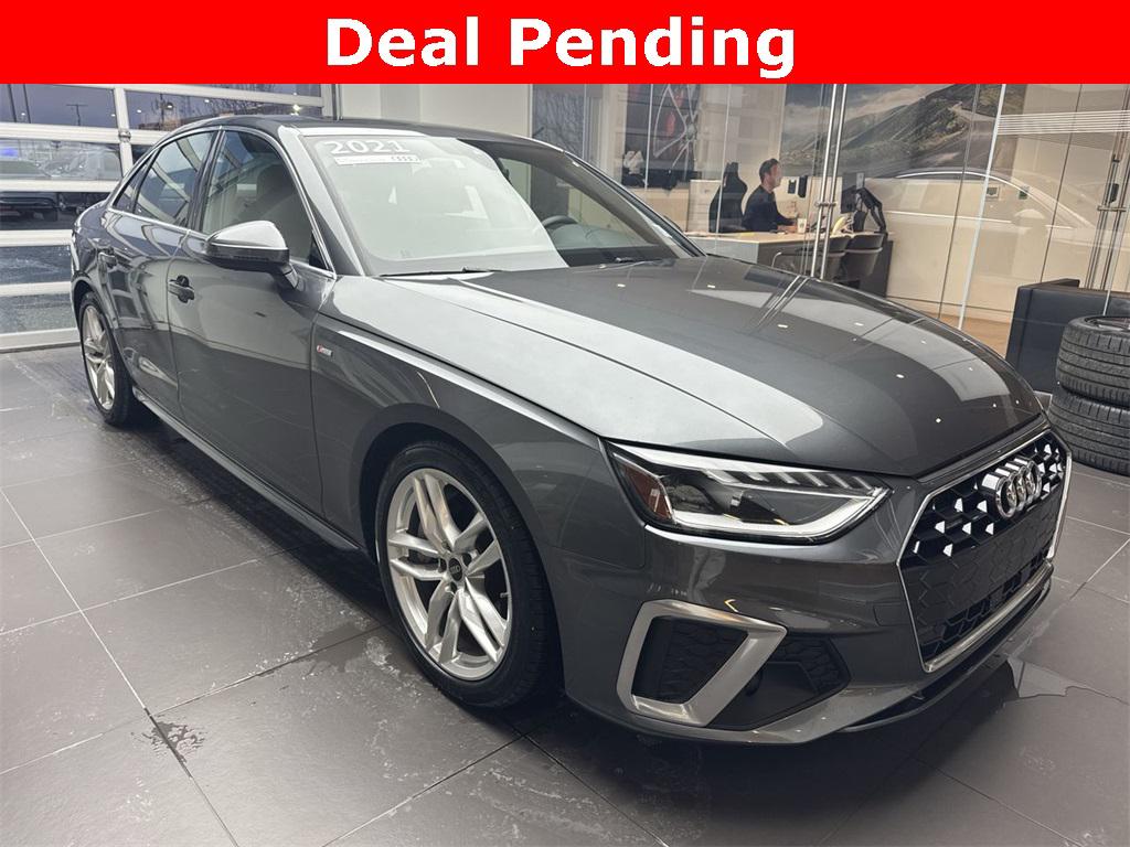 Used 2021 Audi A4 Premium Plus with VIN WAUEAAF42MA031976 for sale in Kansas City