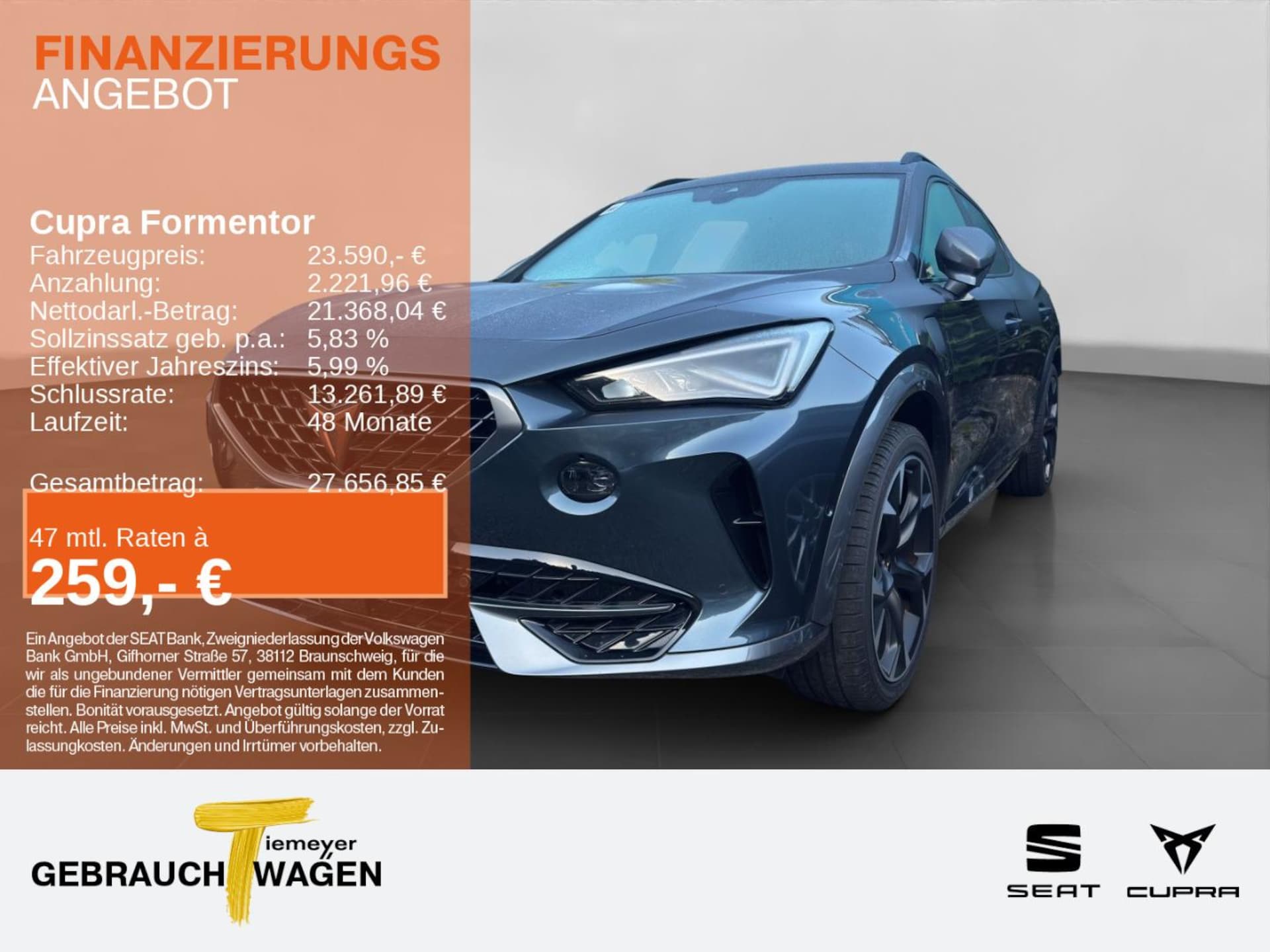 Cupra Formentor 2022 — Formentor e-Hybrid LM19 PANO AHK LEDER eKLAPPE