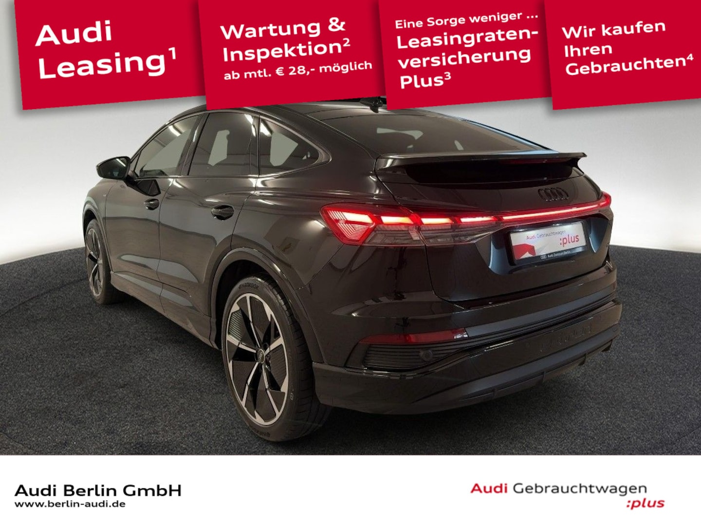 Bild über Audi Q4 Sportback e-tron 50 e-tron quattro - für weitere Informationen kontaktieren Sie den Audi Partner