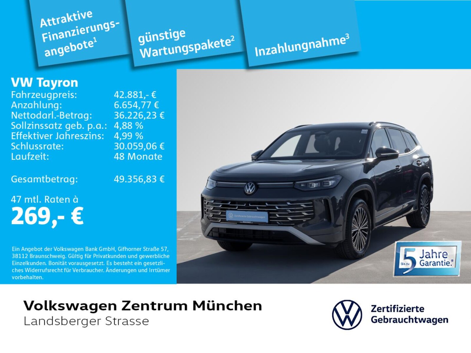 Volkswagen Tayron – Bild 2