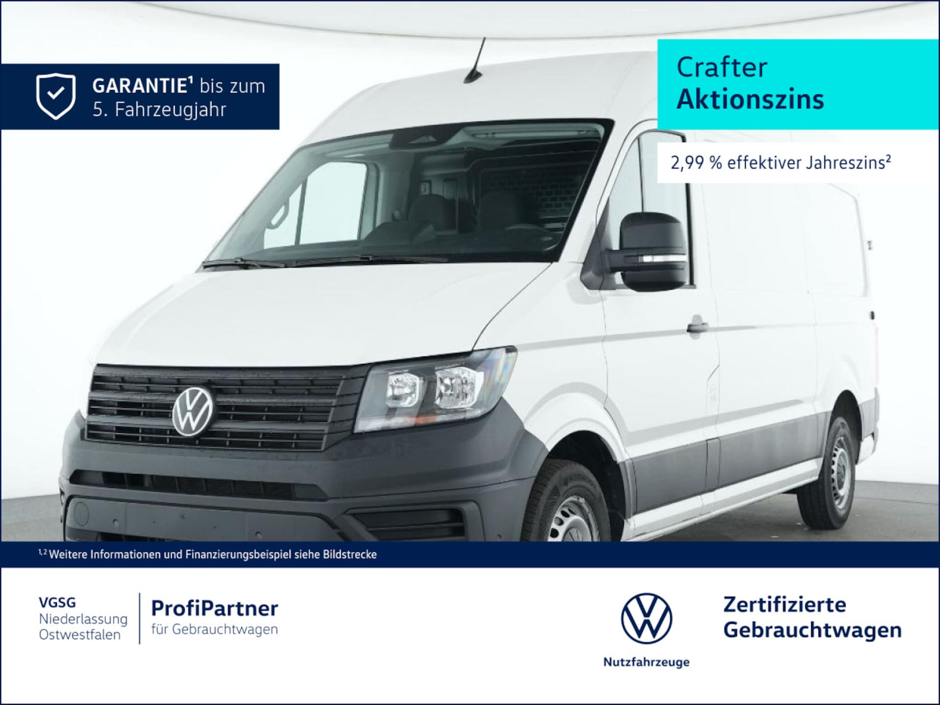 Volkswagen Crafter Kasten mittlerer Radstand