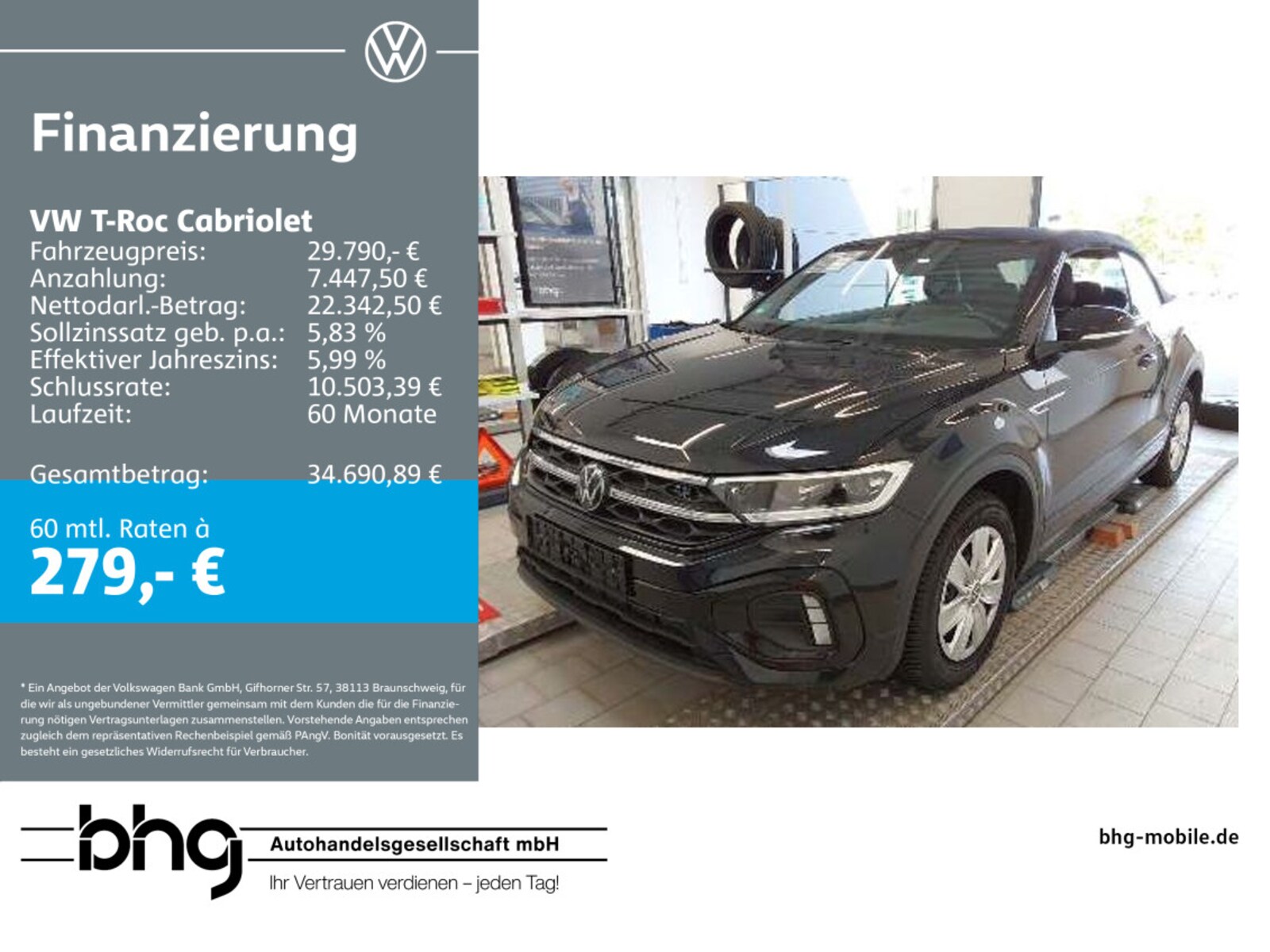 Volkswagen T-Roc Cabriolet