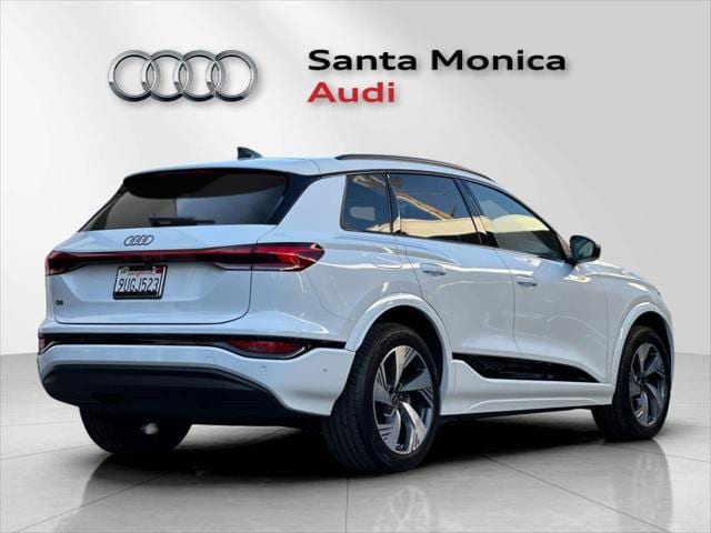 Used 2025 Audi Q6 e-tron Premium Plus with VIN WA124BGFXSA006219 for sale in Santa Monica, CA