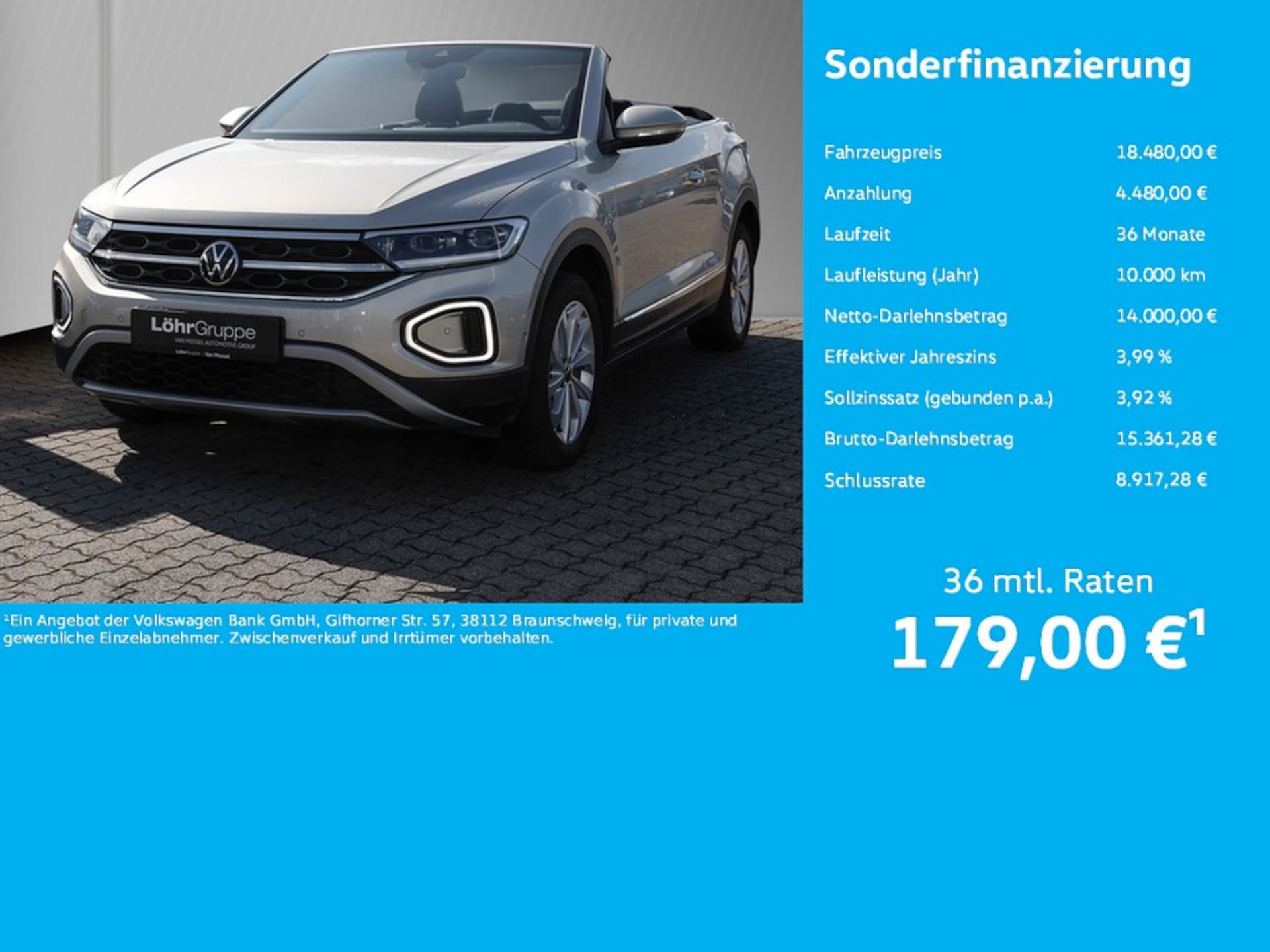 Volkswagen T-Roc Cabriolet Style