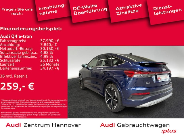 Image about Audi Q4 Sportback e-tron 50 e-tron quattro