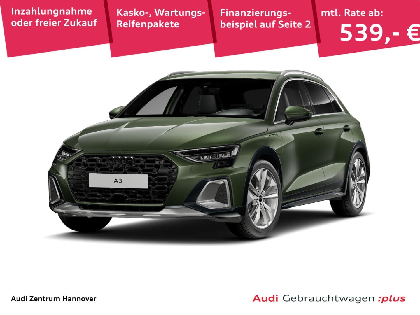 Bild über Audi A3 allstreet TFSI e 40 TFSI e S tronic - für weitere Informationen kontaktieren Sie den Audi Partner